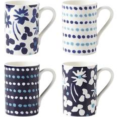 White Cups kate spade new york Floral Way Set, 4 Piece Cup