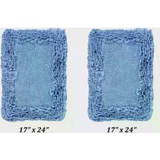 Better trends Shaggy Border Collection 2 pcs Blue