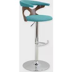 Adjustable Seat Furniture Lumisource Gardenia Bar Stool 42.2"