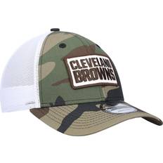 Men's New Era Camo Seattle Seahawks Woodland Trucker 2.0 9FIFTY Snapback Hat