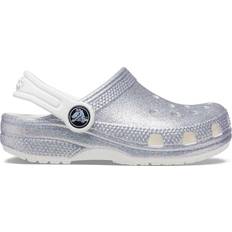 Crocs Toddler's Classic Glitter Clog - White/Multi