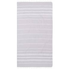 Linum Home Textiles Lucky Pestemal Bath Towel Gray (175.26x96.52)