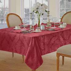 Elrene Home Fashions Barcelona Jacquard Tablecloth Red