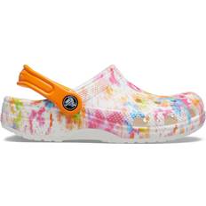 Crocs Kid's Classic Tie Dye Graphic - Orange Zing/Multi