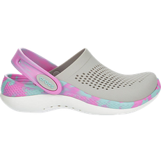 Crocs Kid's Literide 360 Marbled Clog - Pearl White/Multi