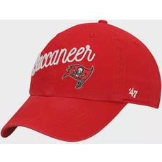 '47 Red Tampa Bay Buccaneers Millie Clean Up Adjustable Cap Women