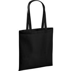 Westford Mill Cotton Recycled Tote Bag (One Size) (Black)