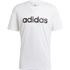 Adidas Essential Linear Embroidered Logo T-shirt - White/Black