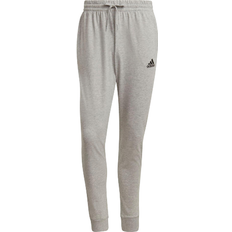 Adidas Essentials Single Jersey Tapered Cuff Pants Men - Medium Grey Heather