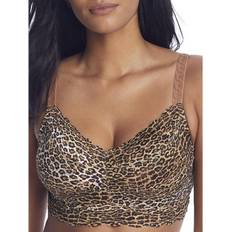Cosabella Never Say Never Printed Curvy Sweetie Bralette - Neutral Leopard