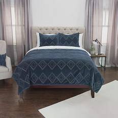 Rizzy Home Auden Quilts Blue (233.68x228.6)