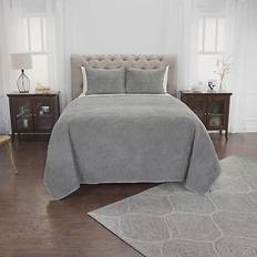 Rizzy Home Anthony Quilts Gray (233.68x233.68)