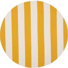 Safavieh Montauk Collection White, Yellow 121.92cm