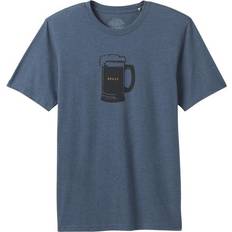 Prana Beer Belly Journeyman T-shirt - Denim Heather