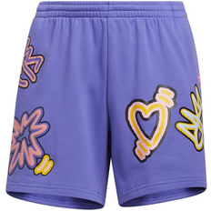 Adidas Love Unites Loose Shorts Plus Size - Purple/Multicolor