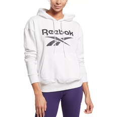 Reebok Women Identity Logo French Terry Hoodie - White/Black