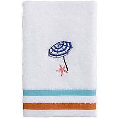 Avanti Surf Time Guest Towel White, Blue (45.72x27.94)