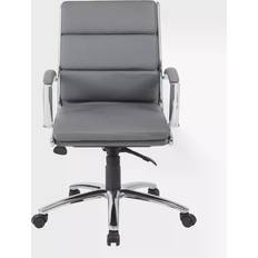Chairs on sale Boss Office Products CaressoftPlus Executive Mid-Back Office Chair 41"