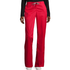 WonderWink Wonderwrork Women's Flare Leg Pant - Red