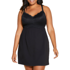 Cotton Negligées Cosabella Dolce Extended Babydoll - Black