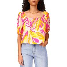 Sanctuary Women's Real Love Printed Blouse - Pink