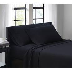 Twin Bed Sheets Truly Soft Everyday Bed Sheet Black (243.84x175.26)