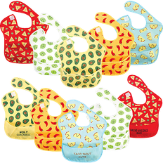 Hudson Waterproof Polyester Bibs 10-pack Tacos Feeder