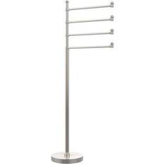 Allied Brass Southbeach Collection Free Standing 4 Pivoting Swing Arm Towel Stand (SB-84-PNI)