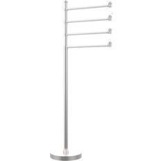Allied Brass Southbeach Collection Free Standing 4 Pivoting Swing Arm Towel Stand (SB-84-SCH)