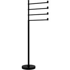 Allied Brass Southbeach Collection Free Standing 4 Pivoting Swing Arm Towel Stand (SB-84-BKM)