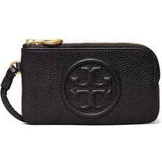 Tory Burch Perry Bombe Top-Zip Card Case - Black