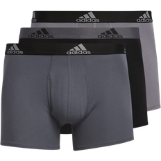 Adidas Stretch Cotton Trunk Briefs 3-pack - Grey