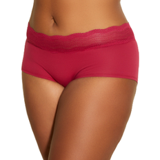Cosabella Dolce Extended Boyshort - Deep Ruby
