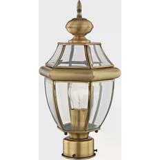 Glass Pole Lighting Livex Lighting Monterey Lamp Post 16.5"
