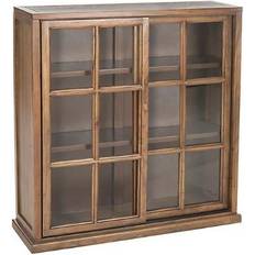 Oak bookcase with doors Safavieh Greg Book Shelf 40.2"