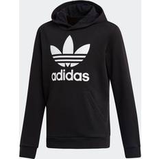 Adidas Kid's Trefoil Hoodie - Black/White