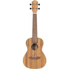 Ortega Timber Series Left-Handed Concert Acoustic-Electric Ukulele with Bag