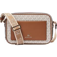 Jet Set Travel Small Logo and Faux Leather Duffle Crossbody Bag