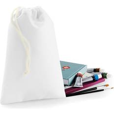 BagBase Sublimation Stuff Bag (4 Sizes) (Pack of 2) (XS) (White)