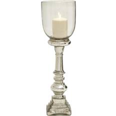 Glass Candlesticks Deco 79 Hurricane Candlestick 22"