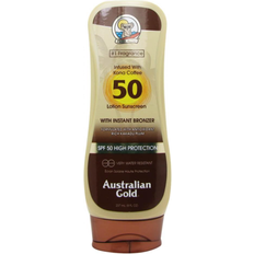 Flasker Selvbruning Australian Gold Sunscreen Lotion with Bronzer SPF50 237ml
