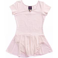 Rainbeau Moves Girl's Short Sleeve Skirted Leotard - Pink (RB6533G)