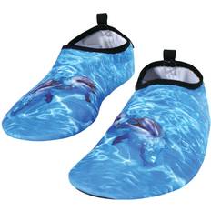 Blue Beach Shoes Children's Shoes Hudson Baby Water Shoes - Dolphins