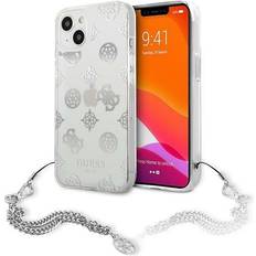 Guess Peony Chain Collection Skal iPhone 13 Mini Silver