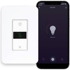 Link2Home Wireless Indoor Remote Control Outlet Switch with 3 RCVs