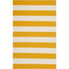 Safavieh Montauk Collection Yellow, White 108x144"