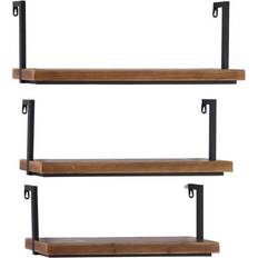 Litton Lane Industrial Wall Shelf 21.4" 3