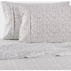 Twin Bed Sheets Home Collection Burst of Vines 3-pack Bed Sheet Gray (190.5x99.06)