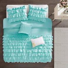 Intelligent Design Marley Ruffle Bedspread Blue (228.6x172.72)