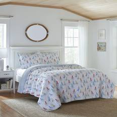 Laura Ashley Ahoy Quilts Blue (228.6x228.6)